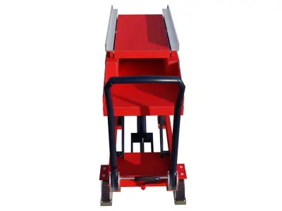 Lowpoly hydraulic truck Low-poly 3D model