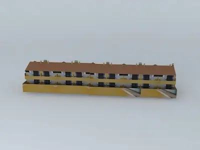 Duplex odd C / Río Mula apartaments Free 3D model