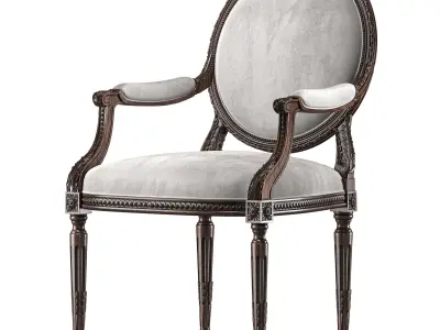 chairish louis chair art 5694 3D model