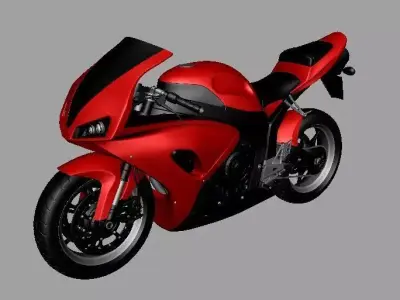 Sports Bike Free 3D model
