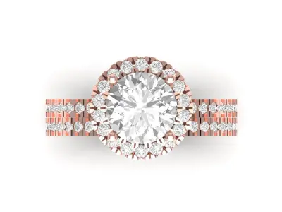 Wedding Ring  3D print model 461