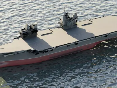 HMS Queen Elizabeth 3D model