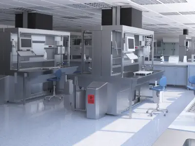 Pathology Laboratory 1 3D model