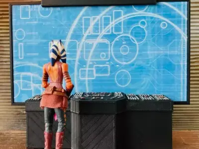 Sci-Fi Tactical Screen Computer 3D print model