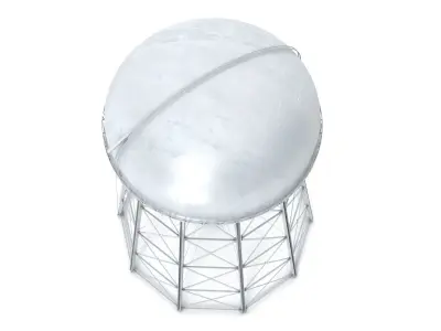 Water Storage Tower 3D model purchase