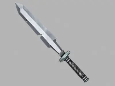 Sword Low-poly 3D model 48