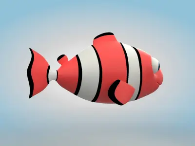 ClownFish 3D model