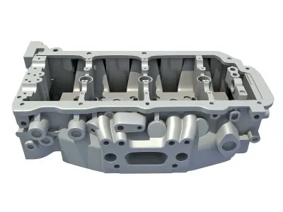 Engine head 3D model from CGTrader