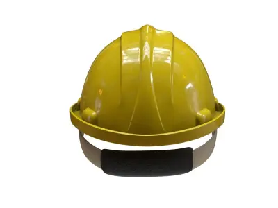 Worker Helmet Low-poly 3D model