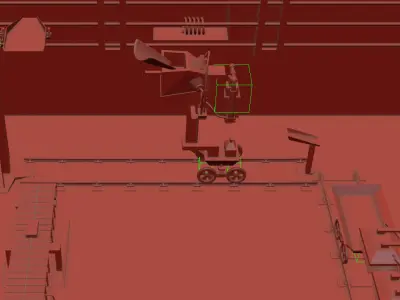 Spring Maker - Factory 3D model