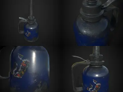 vintage asset pack 3 in one  Low-poly 3D model
