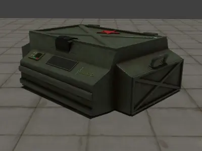 Dasvidania tovarich Low-poly 3D model