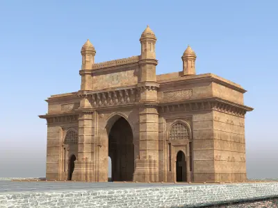 Gateway of  India 3D model