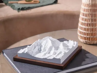 Mount Everest Wall Art Free 3D print model
