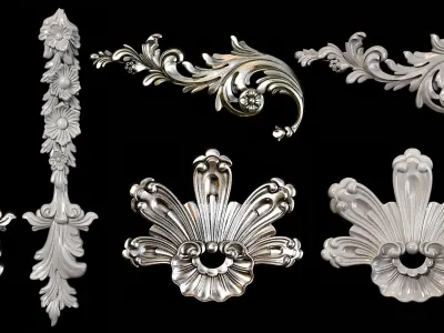 Collection of 40 classic carvings Part 2 3D model purchase