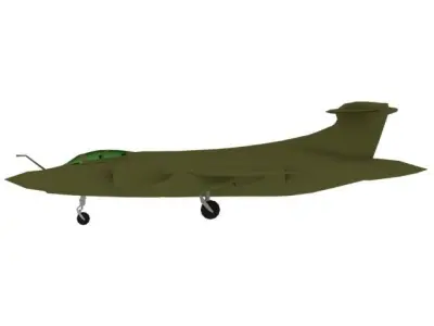 AIRCRAFT BUCCANE 3D model purchase