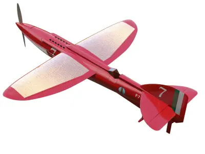 Piaggio P7 3D model