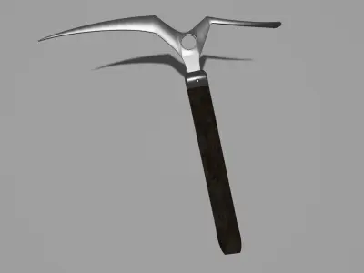 Pick-axe shovel Free 3D model