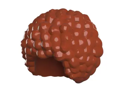 Custom3Dprint Minifigure Accessory - Minifigure Hair S2 - 118 3D print model