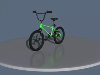 BMX bike Low-poly 3D model purchase