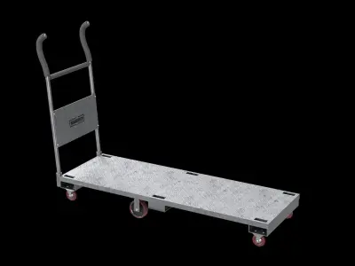 Freight roughneck steel Low-poly 3D model