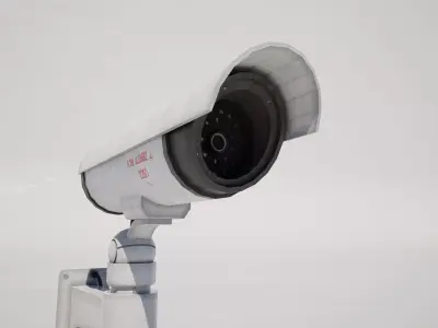  CCTV Security Camera Low-poly 3D model