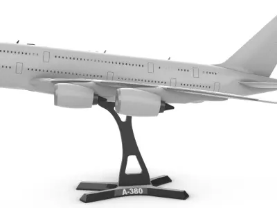 AIRBUS A380 3D print model purchase