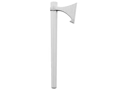 Ax Medieval  Low-poly 3D model purchase