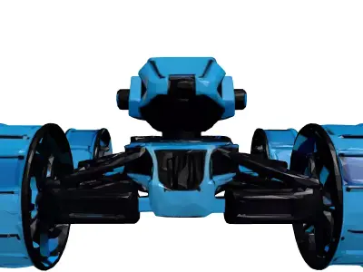 SciFi Planetary Rover Vehicle 3D model