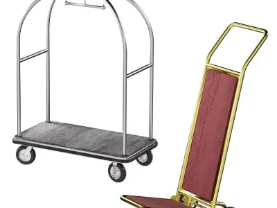 Hotel trolley 3D model