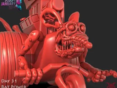 Rat Power Timelapse and Model 3D print model