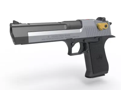 Desert Eagle of Ivan Checkov from Boondock Saints 1999 3D model