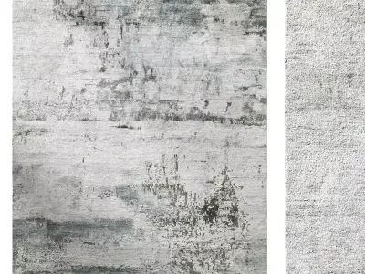 Lyra Silk Rug by The world of RH 3D model
