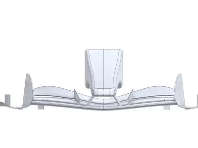 F1 2026 Vcarb03 FrontWing Free 3D model