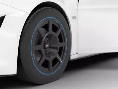 Alpine A110 R Le Mans Edition 2023 HQ 3d model 3D model