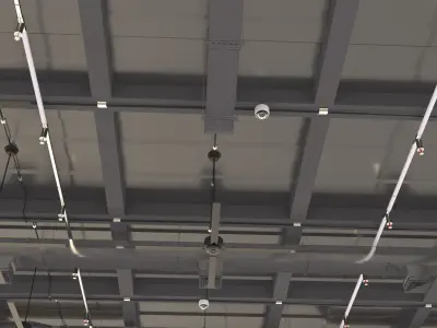 Pipe Ceiling 3D model purchase