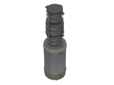 Engineering Cylindrical Expansion Joint 3D model
