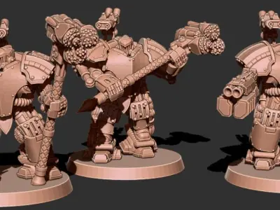 Praefecti Warsuits - Assault Configuration 3D print model