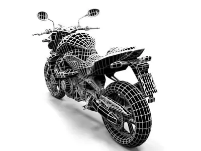KAWASAKI Z750 3D model