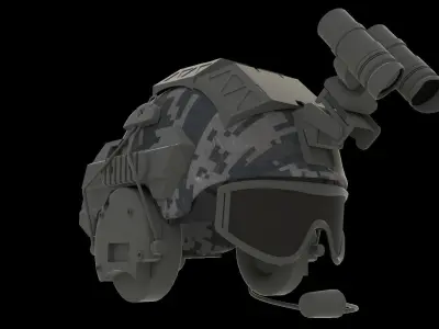 army helmet 3D model buy