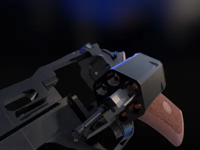 Chiappa Rhino 60ds HD Low-poly 3D model