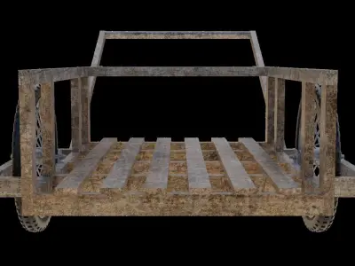 Thai Trolley 3D model