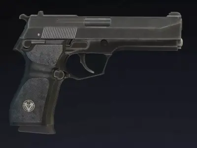 Vektor SP1 Low Poly Realistic Low-poly 3D model