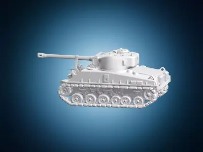 Historical Military Tank Model 3D print model