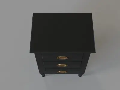 Easterbrook Chairside Chest 3D model