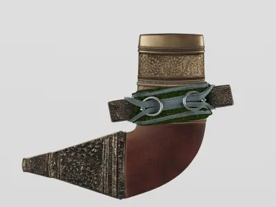Oman knife 3D model