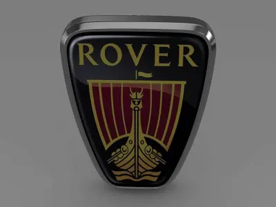 rover logo 3D model by Sergey