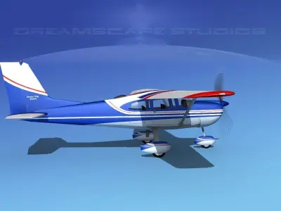 Cessna 175 Skylark V02 3D model