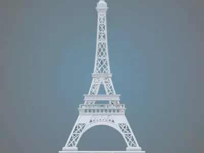 Paris Eiffel Tower Miniature PM-81 3D print model
