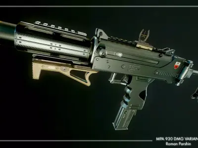 MPA 930 DMG Variant Low-poly 3D model